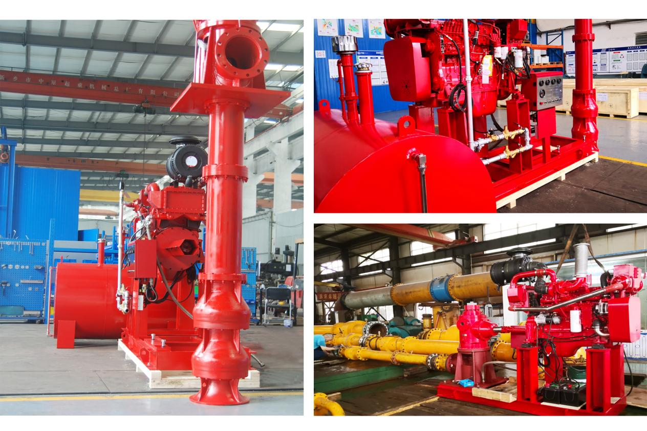 China Diesel Engine Vertical Turbine NFPA 20 Fire Fighting Pump set ...