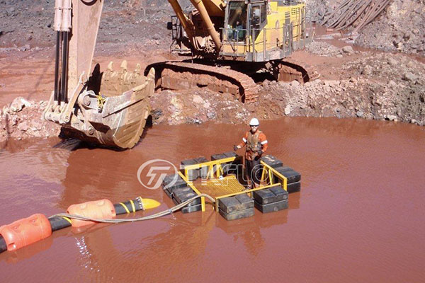 007Bomba sumerxible de augas residuais para proxecto de pontóns da mina