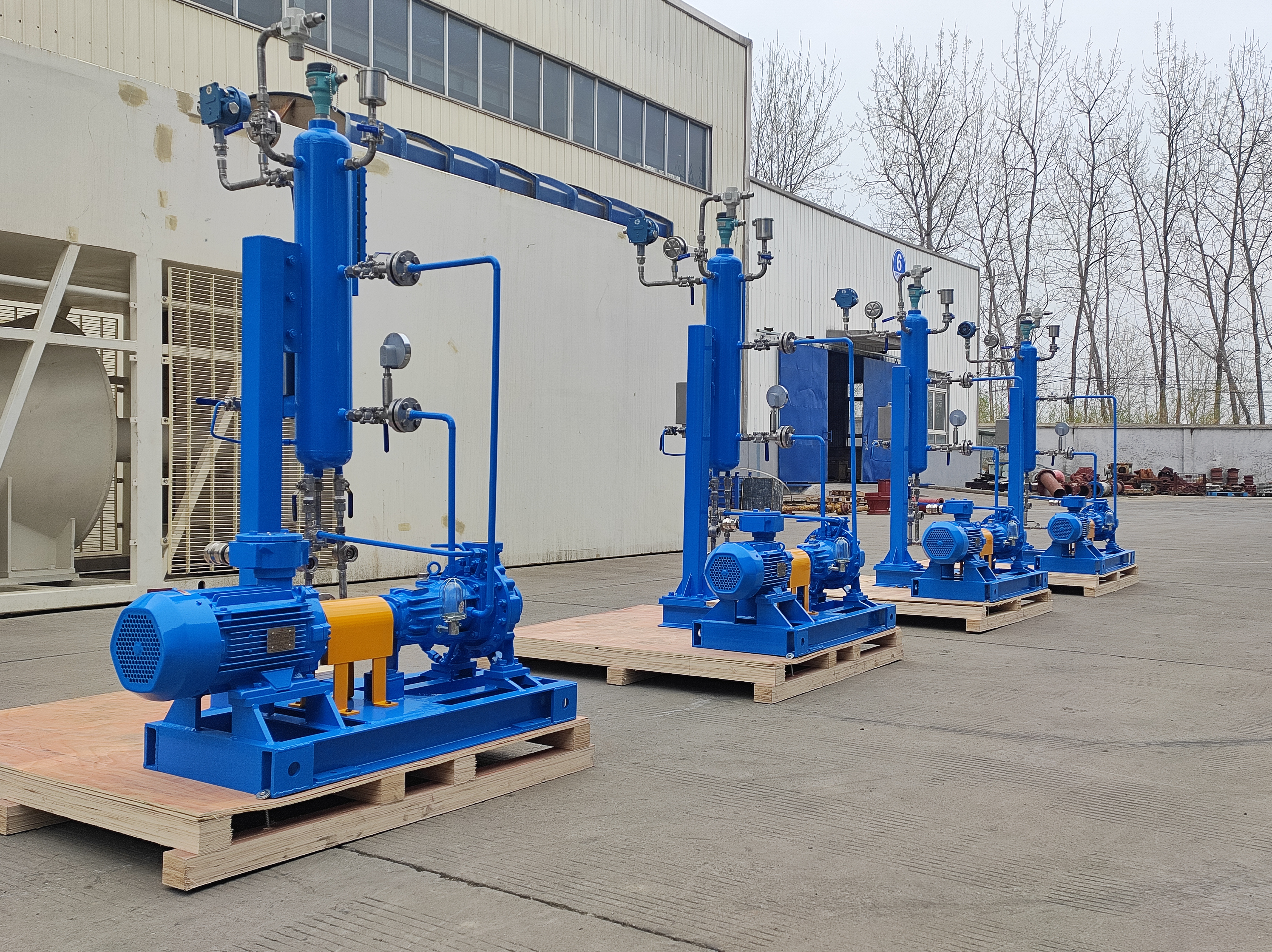horizontal chemical process pump