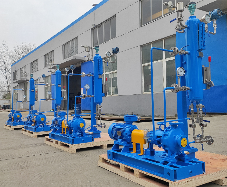 horizontal chemical process pump