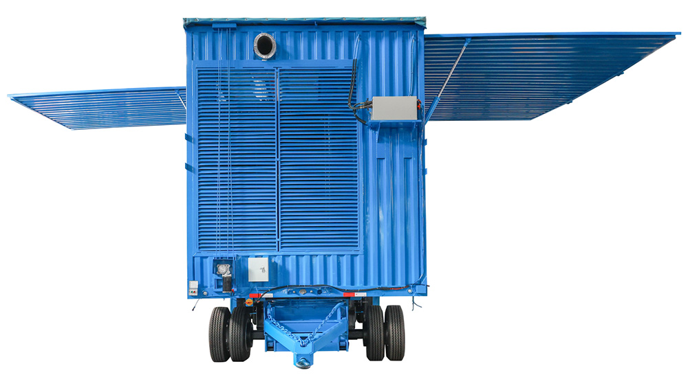 Integrated mobile diesel drainage Propeller Pump Syste3