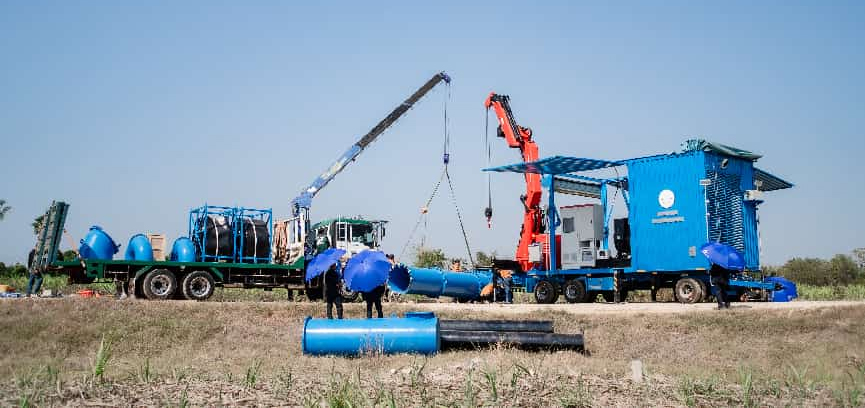 Integrated mobile diesel drainage Propeller Pump System1