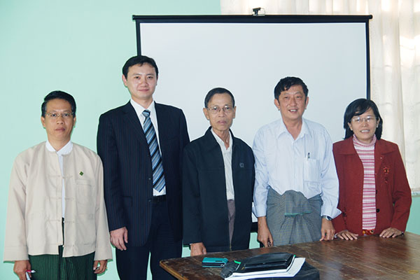 Meeting of the Ministry of Water Resources of Myanmar